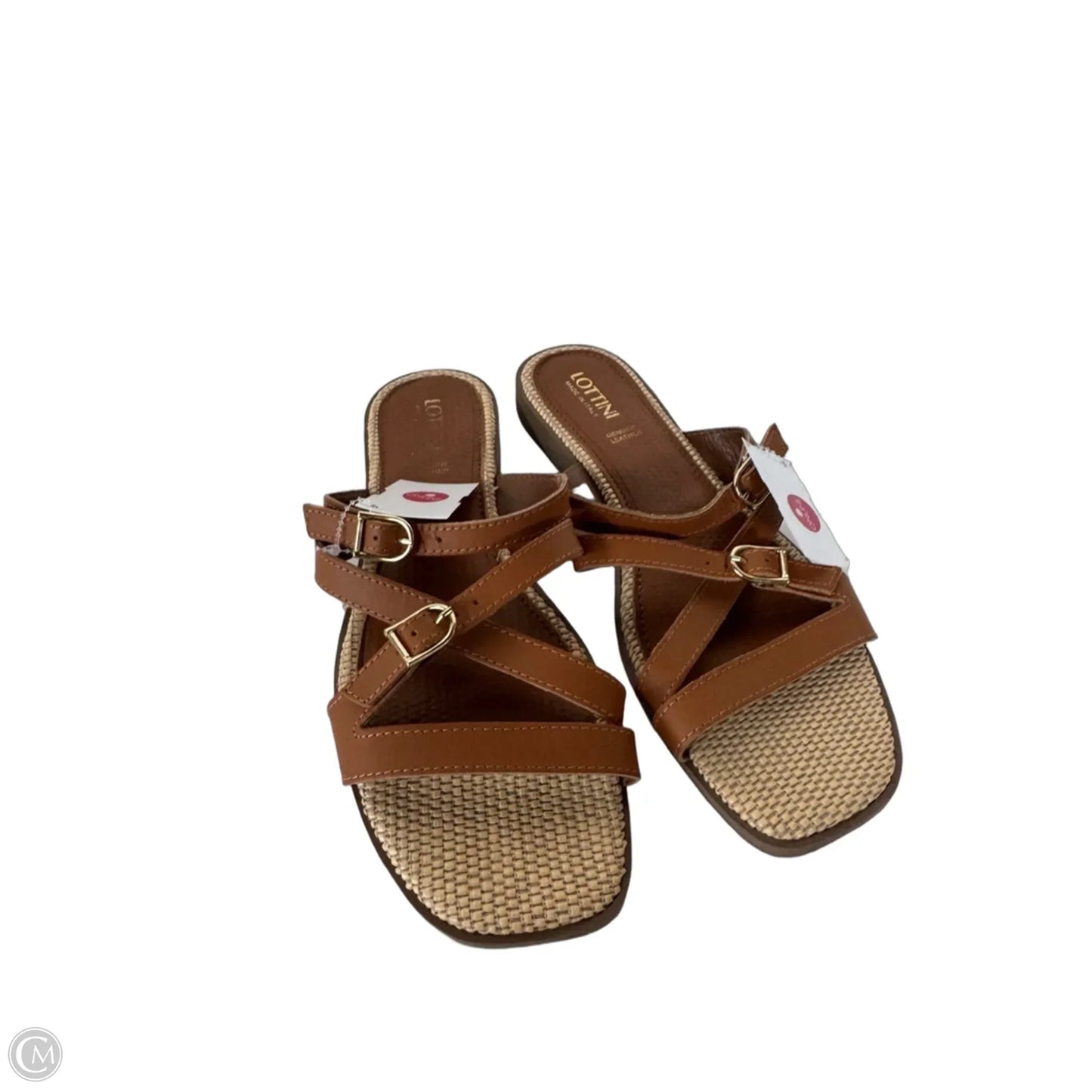 Sandals Flats By Cmc In Brown, Size: 9.5