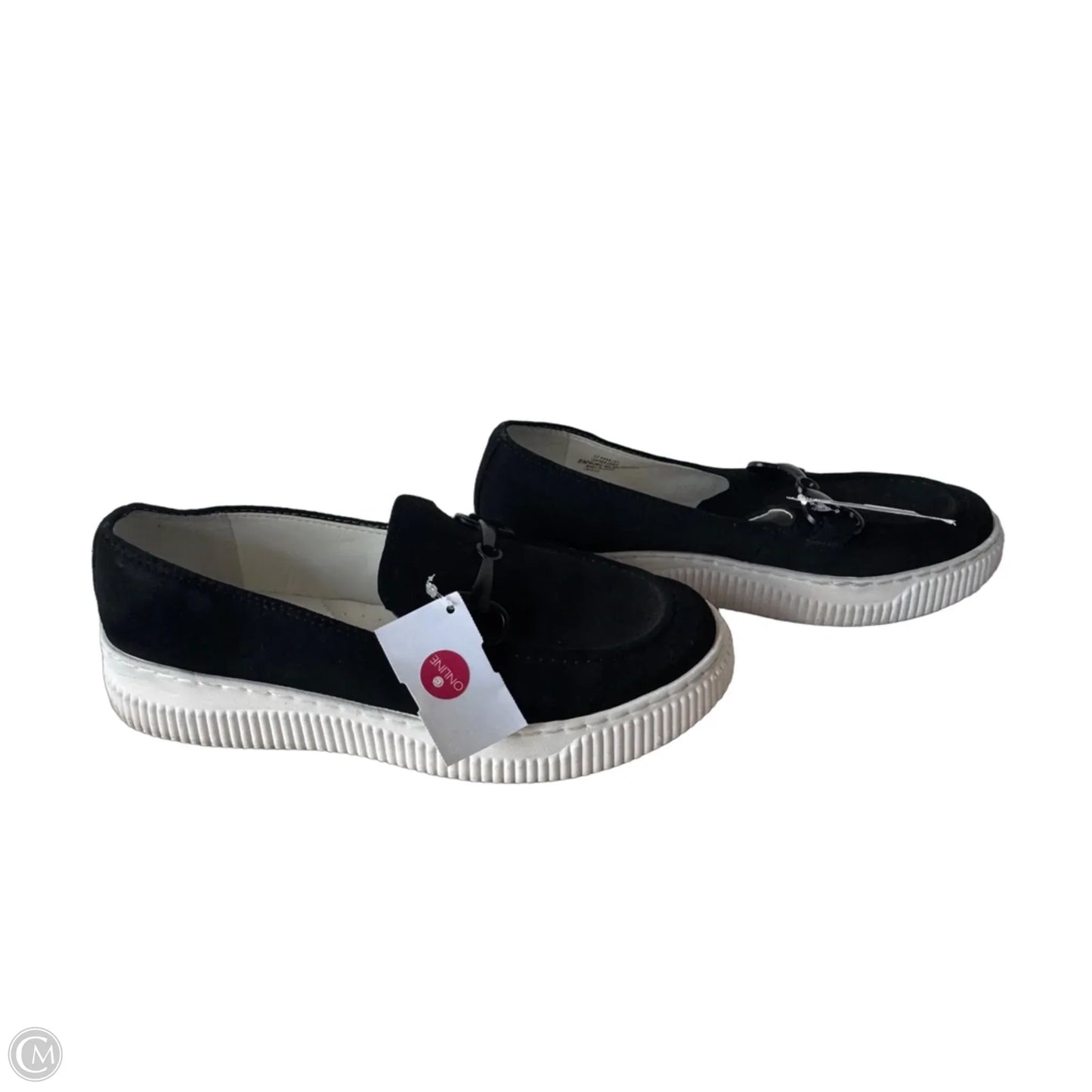 Shoes Flats By Sofft In Black & White, Size: 8