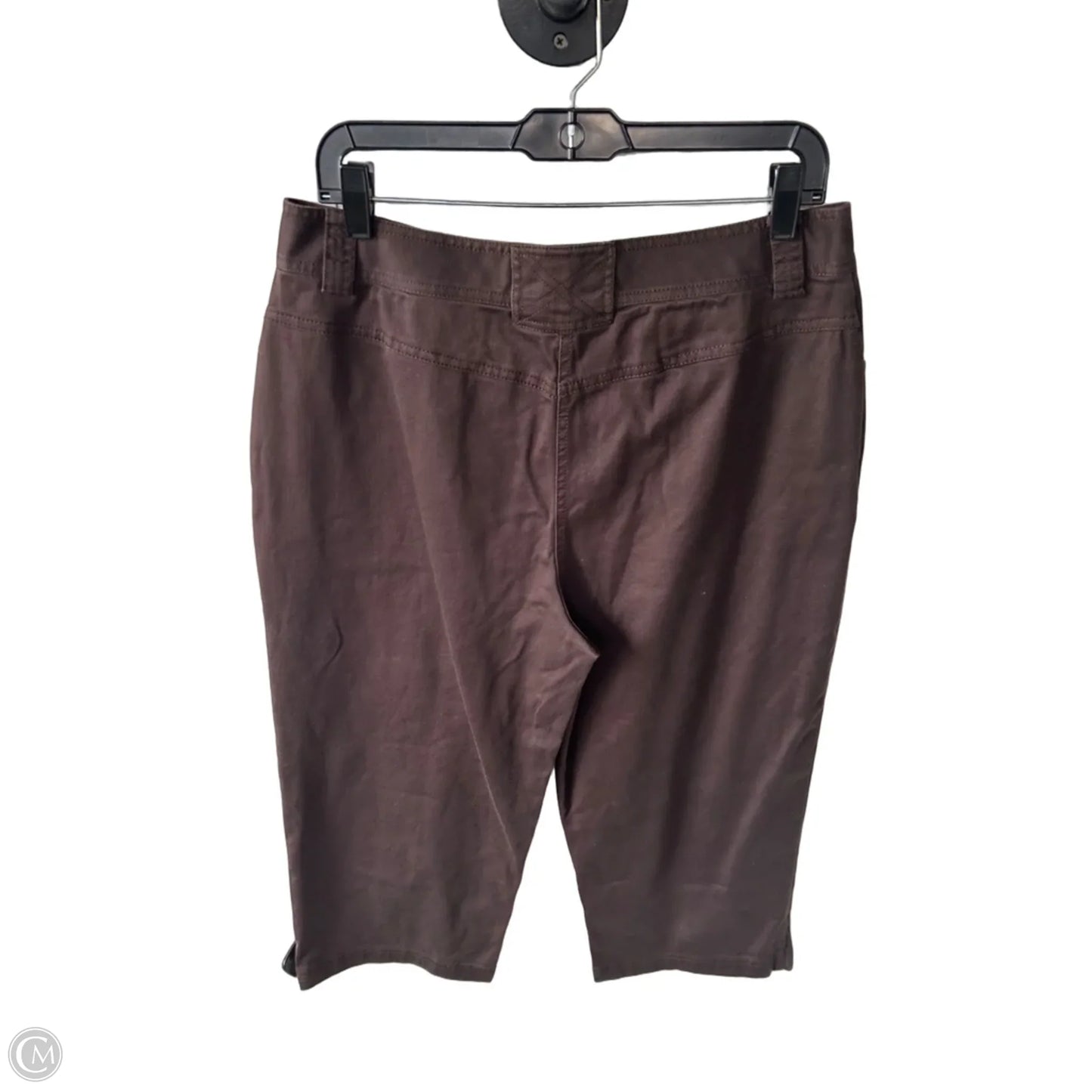 Capris Luxury Designer By St John Collection In Brown, Size: 12