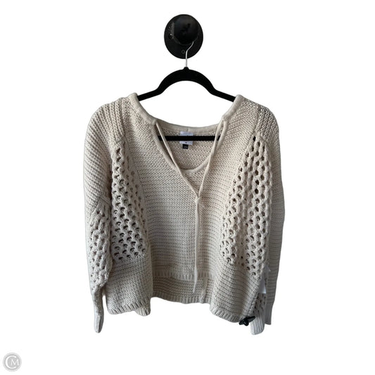 Sweater By Cabi In Cream, Size: Xl