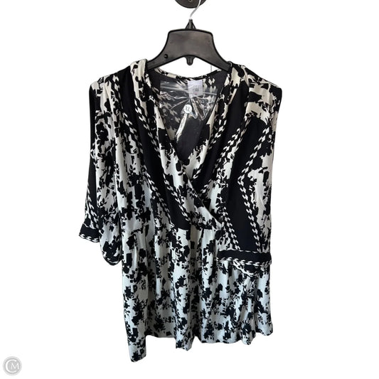 Dress Work By Cabi In Black & White, Size: Xl