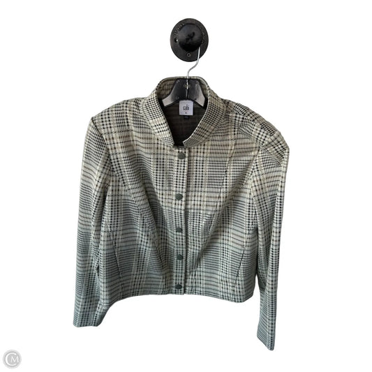 Blazer By Cabi In Cream & Tan, Size: Xl