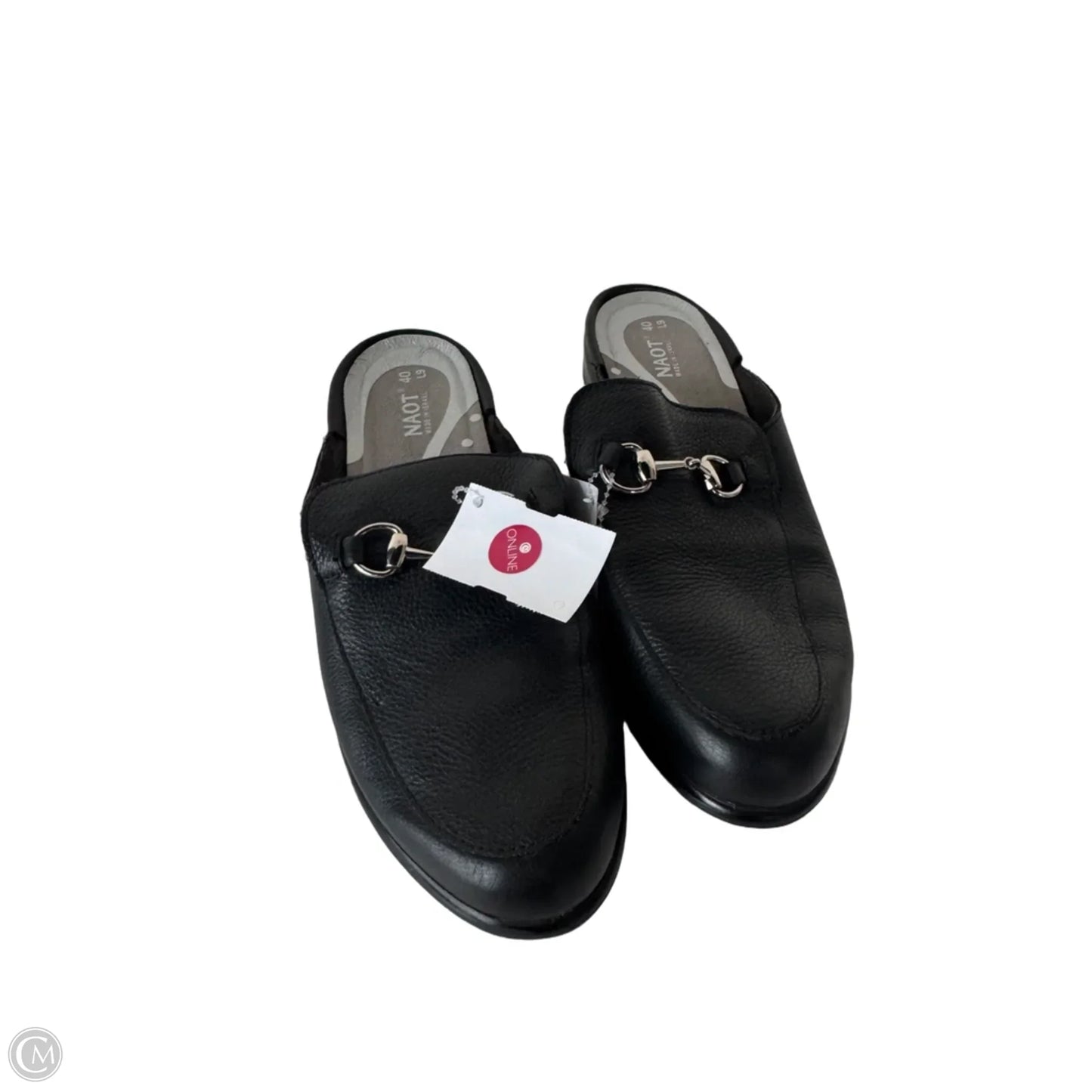 Shoes Flats By Naot In Black & Silver, Size: 9.5
