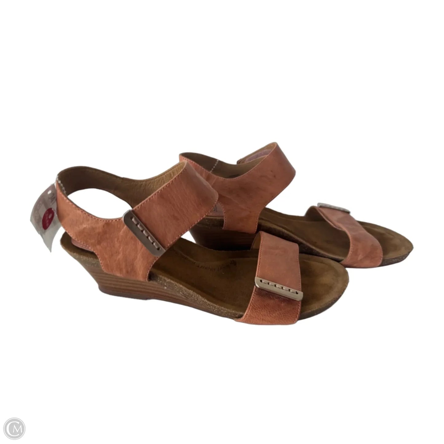 Sandals Heels Wedge By Sofft In Brown, Size: 9
