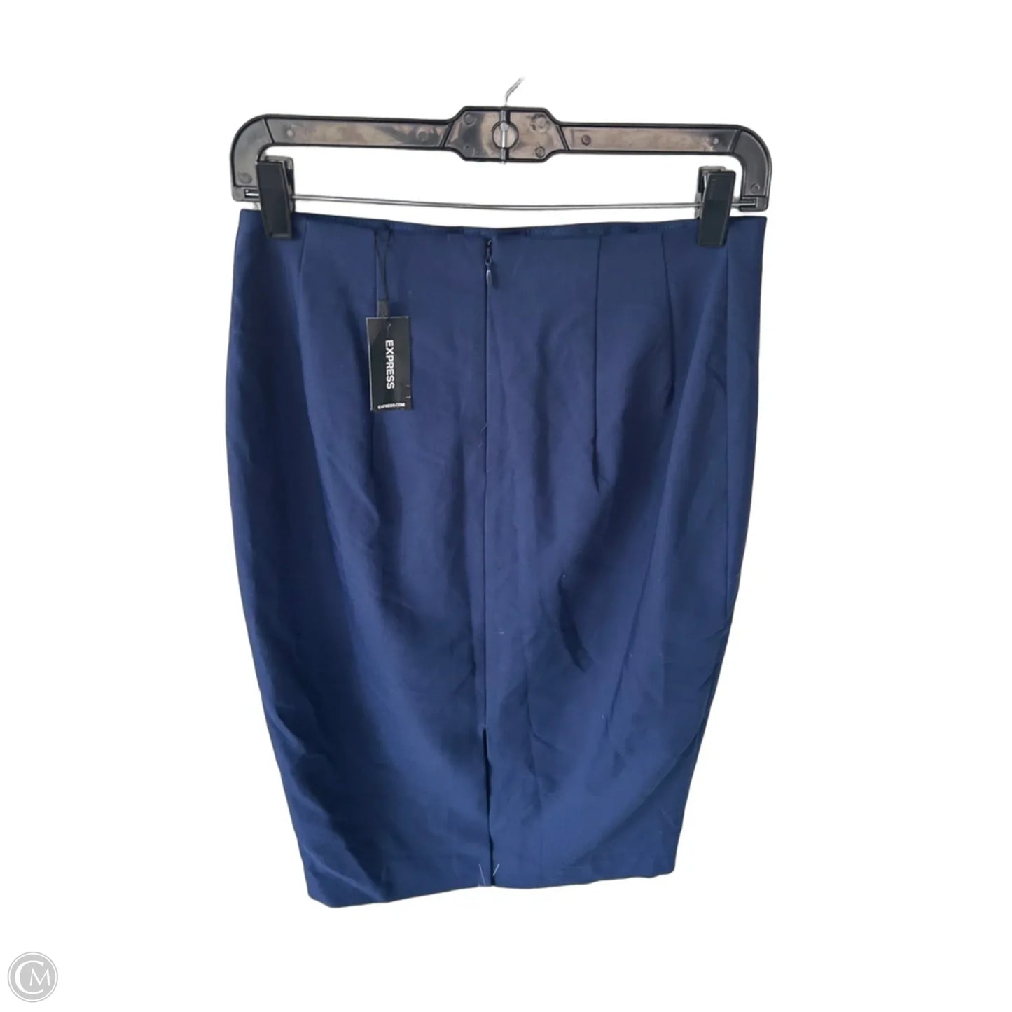 Skirt Midi By Express In Blue, Size: 4