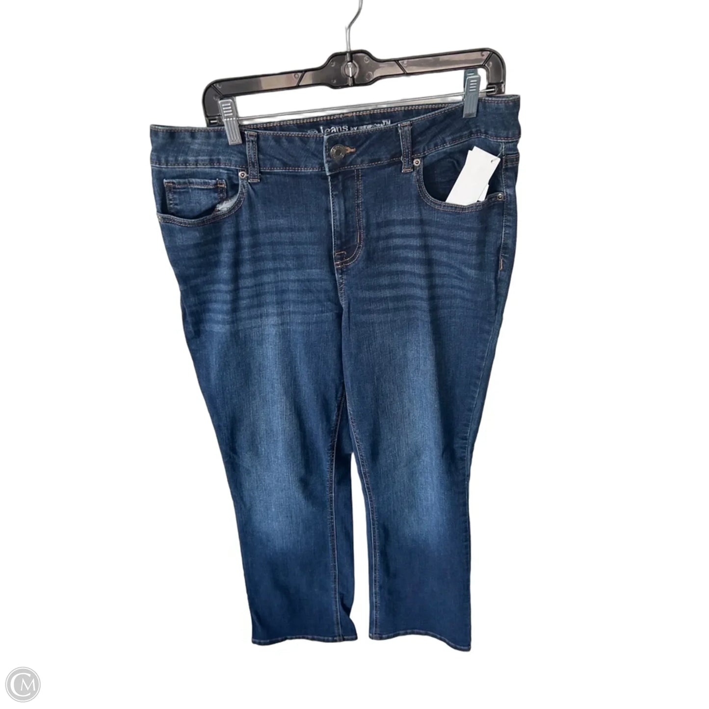 Jeans Boot Cut By Maurices In Blue Denim, Size: 14