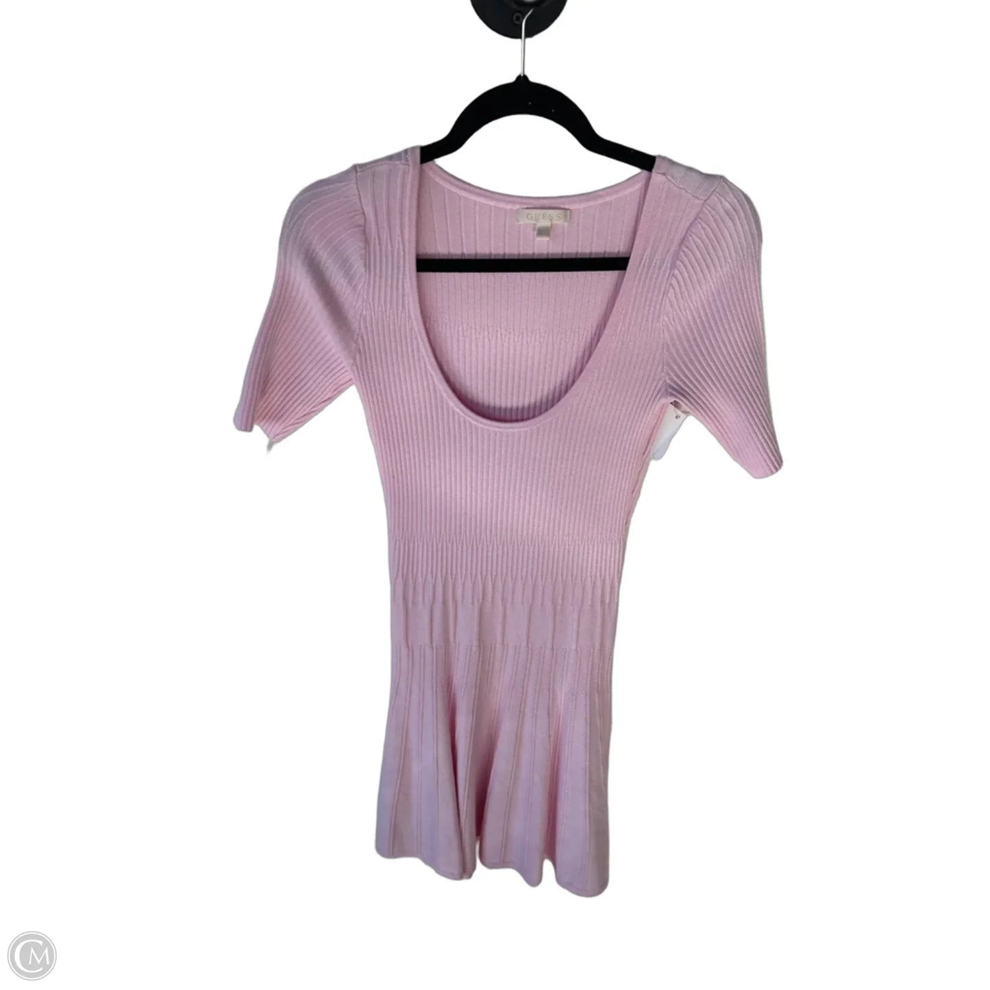 Dress Sweater By Guess In Pink, Size: S