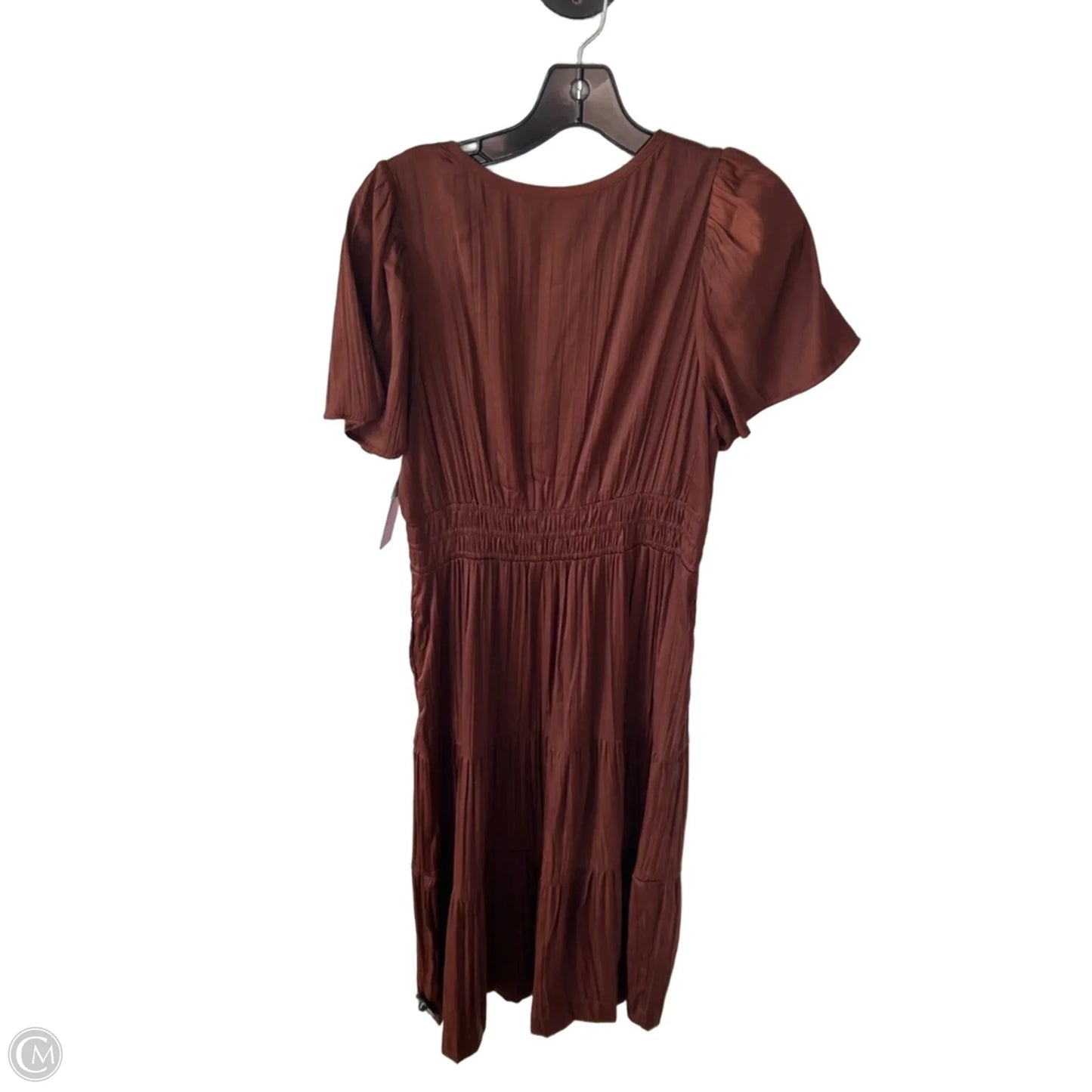 Dress Casual Maxi By Anthropologie In Brown, Size: M