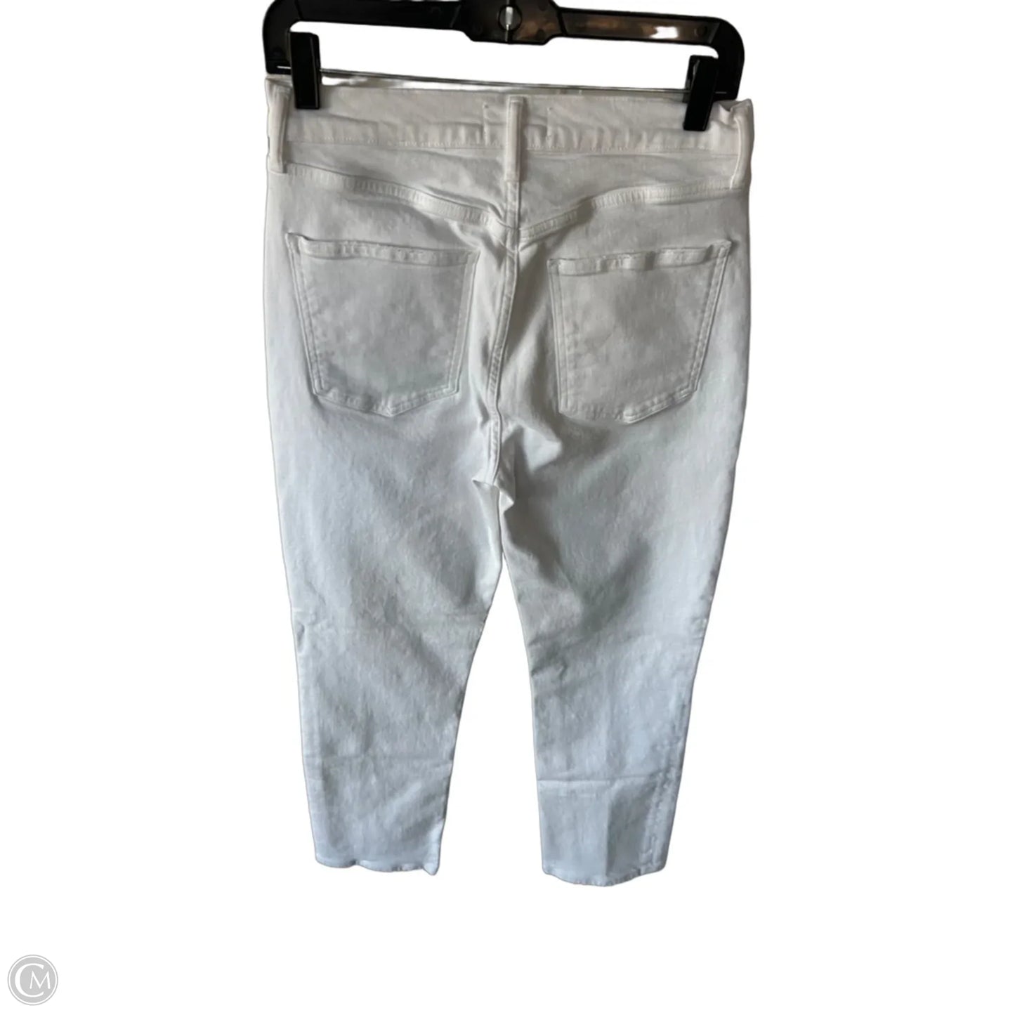 Jeans Straight By Agolde In White Denim, Size: 8