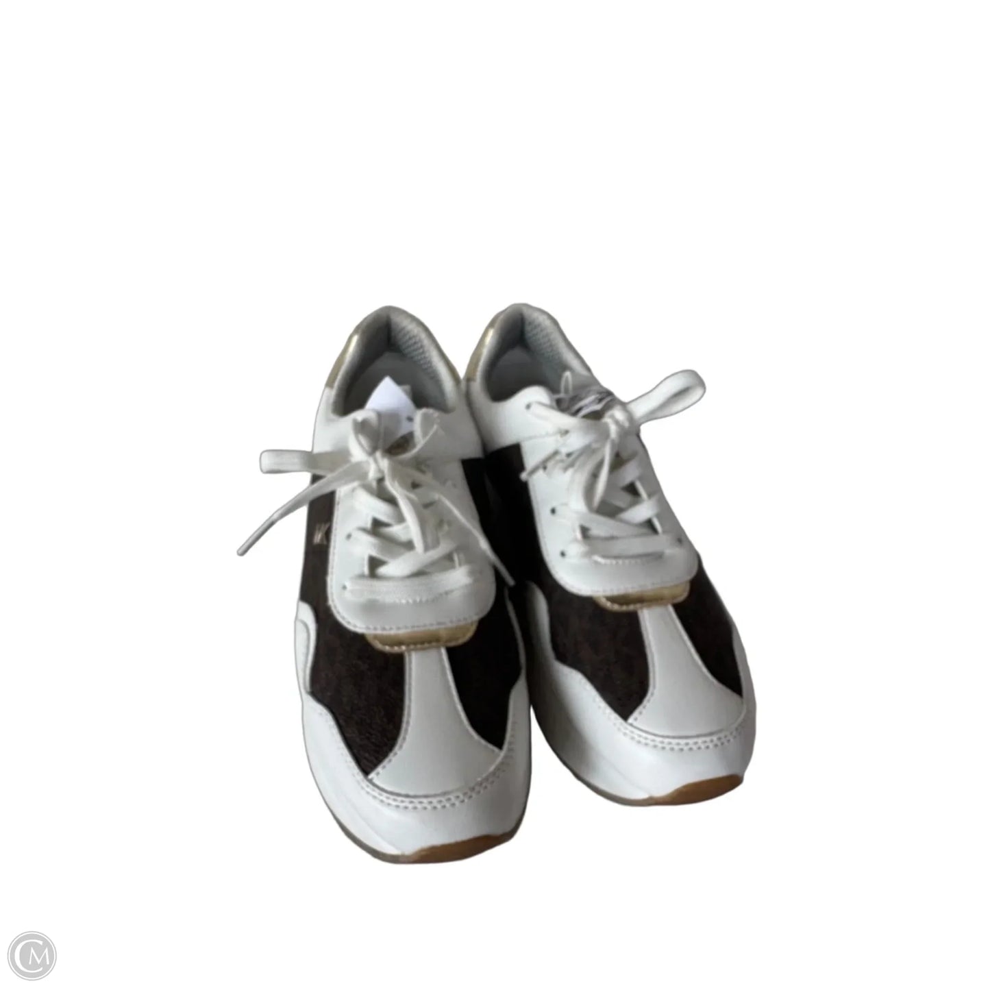 Shoes Sneakers Platform By Michael By Michael Kors In Brown & White, Size: 8.5