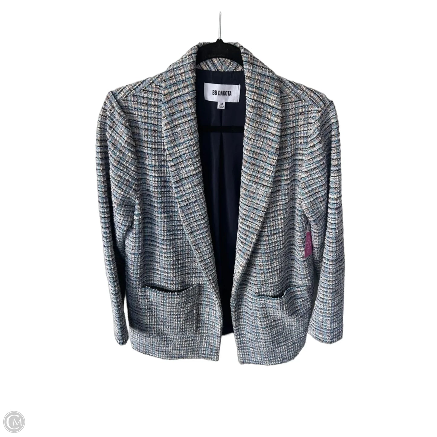 Blazer By Bb Dakota In Blue & White, Size: M