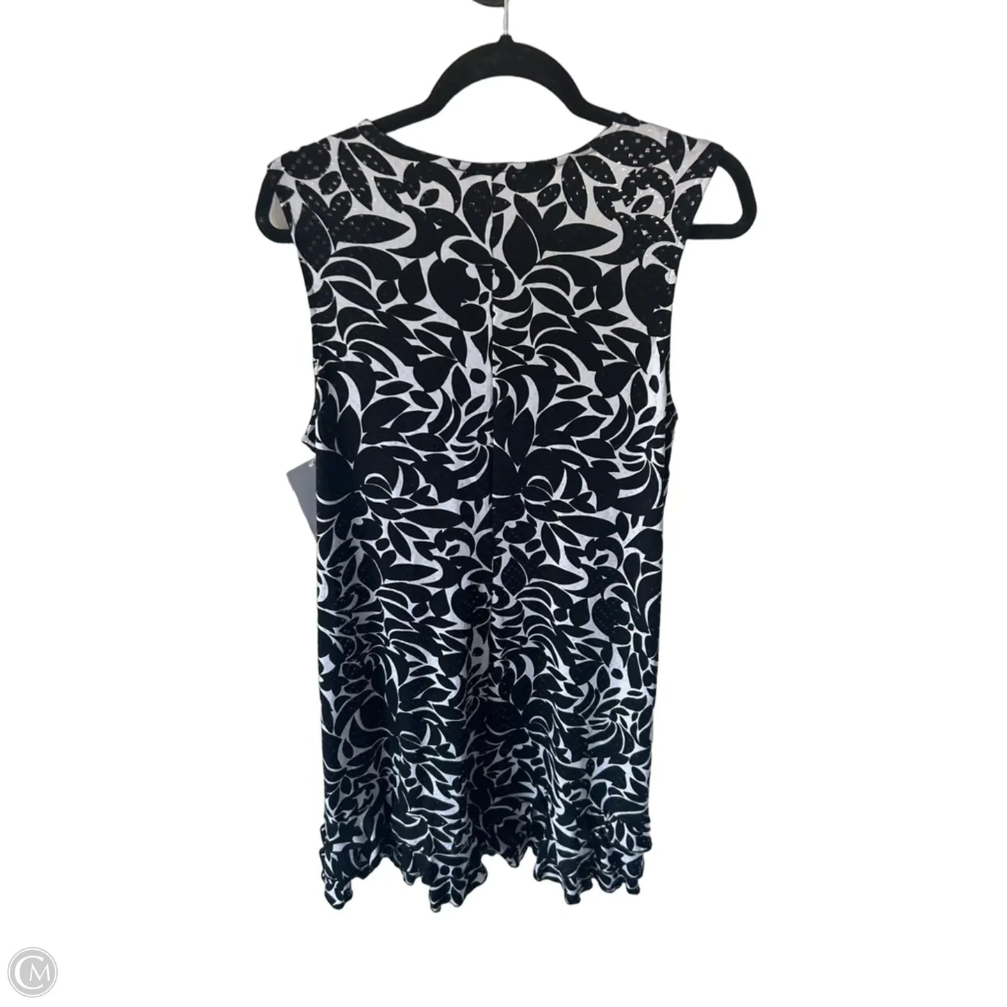 Dress Party Midi By Msk In Black & White, Size: 2X