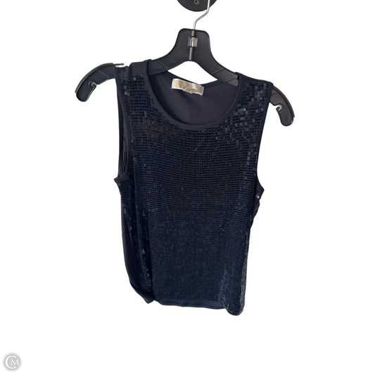 Blouse Sleeveless By Michael By Michael Kors In Navy, Size: M