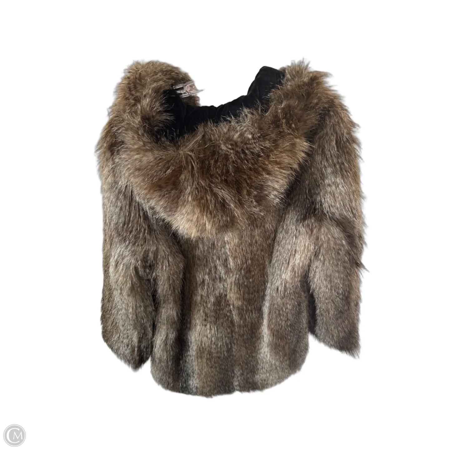 Coat Faux Fur & Sherpa By Juicy Couture In Brown, Size: M