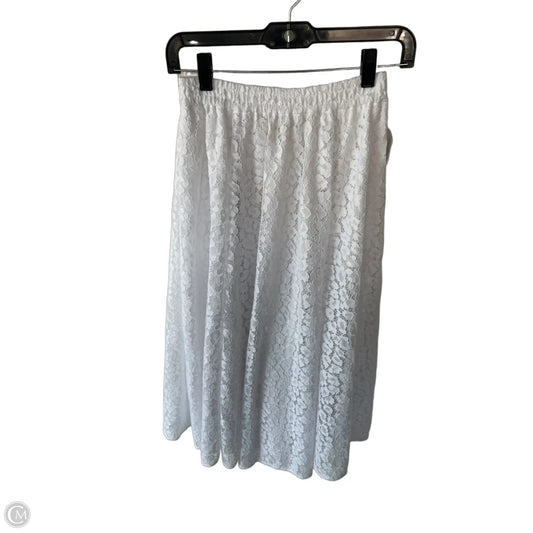 Skirt Midi By Michael By Michael Kors In White, Size: Xs