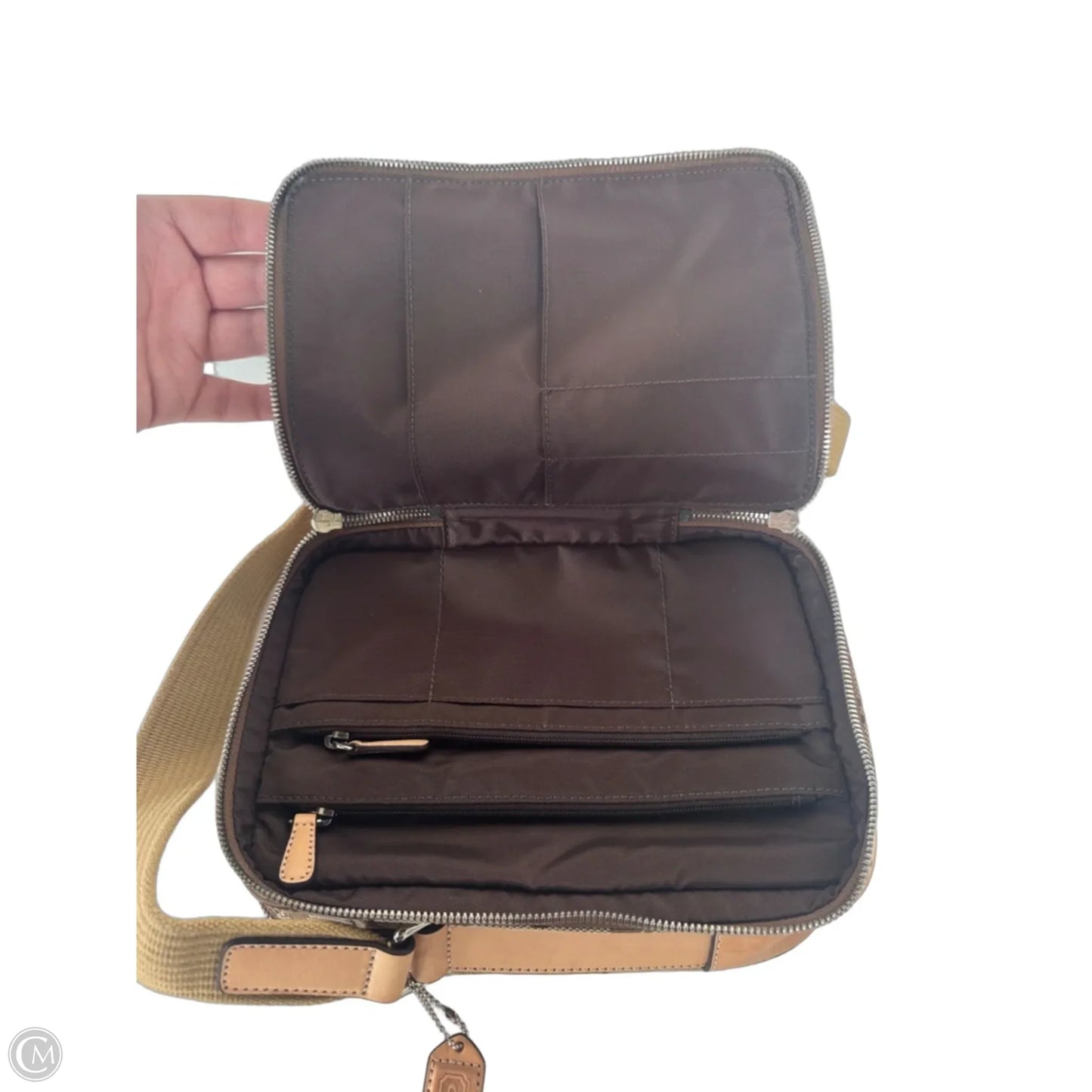 Crossbody Designer By Coach, Size: Large
