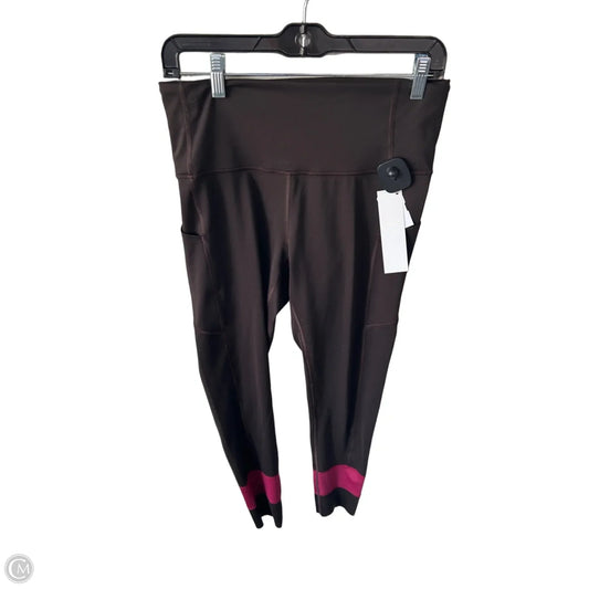 Athletic Leggings By Cotopaxi In Brown & Red, Size: L