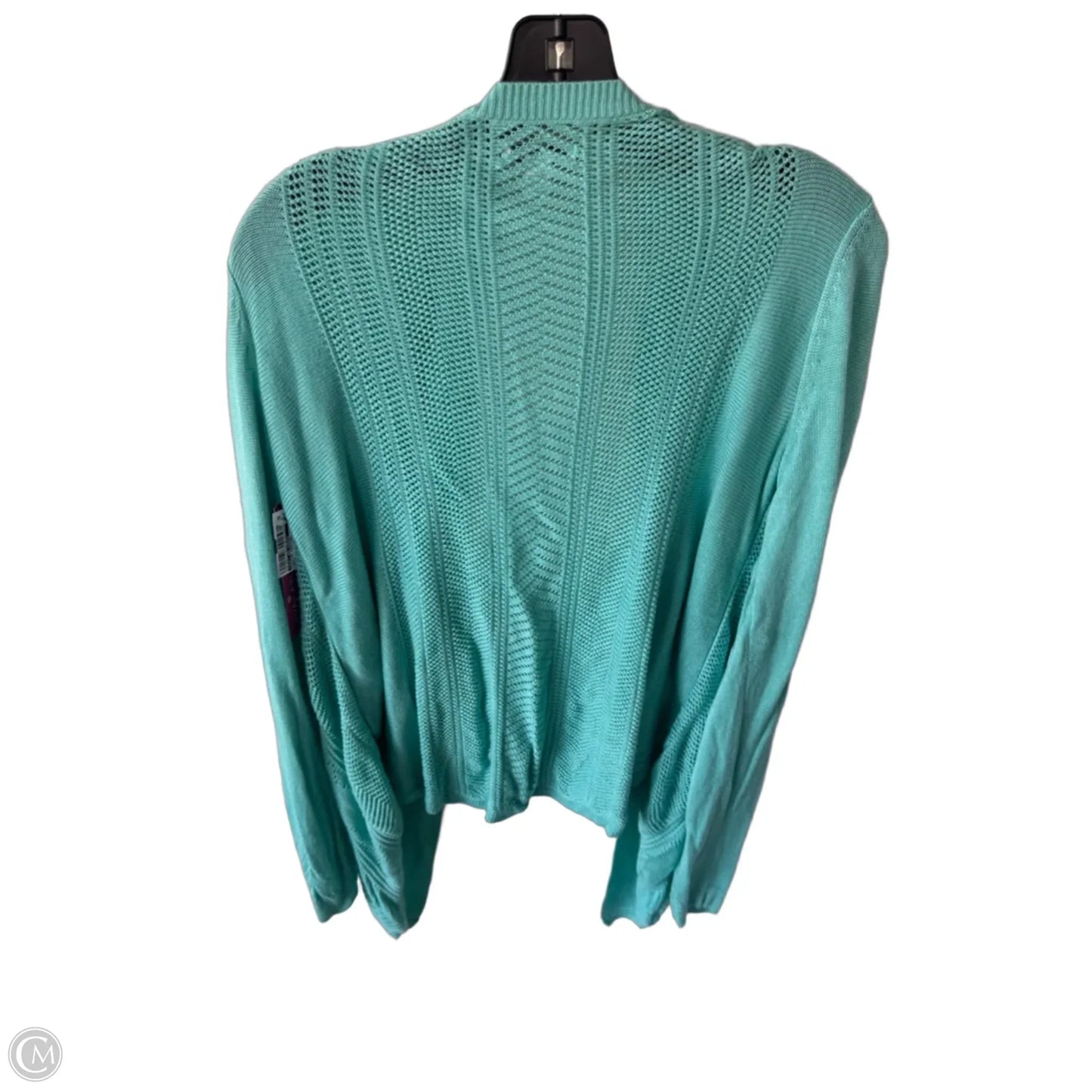 Sweater Cardigan By Croft And Barrow In Green, Size: M