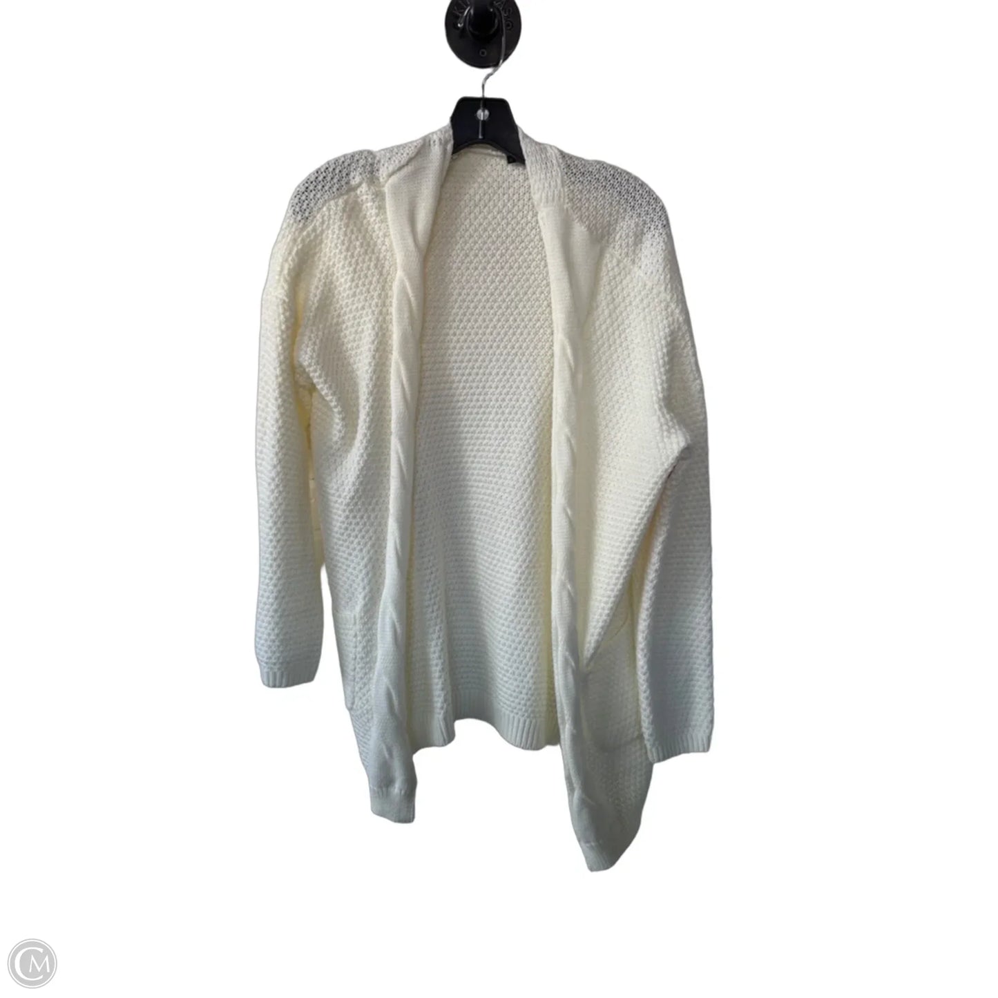 Sweater Cardigan By Cme In Cream, Size: M