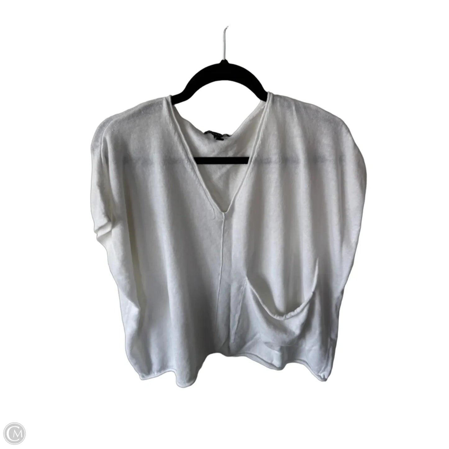 Vest Sweater By Eileen Fisher In White, Size: Xl