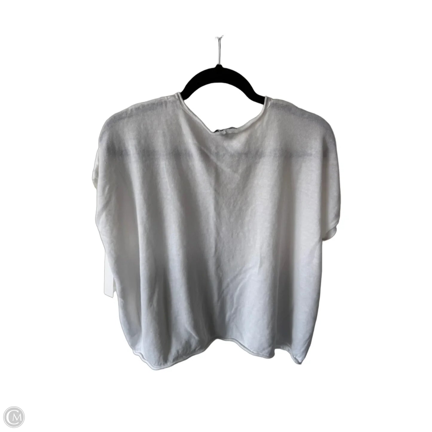 Vest Sweater By Eileen Fisher In White, Size: Xl
