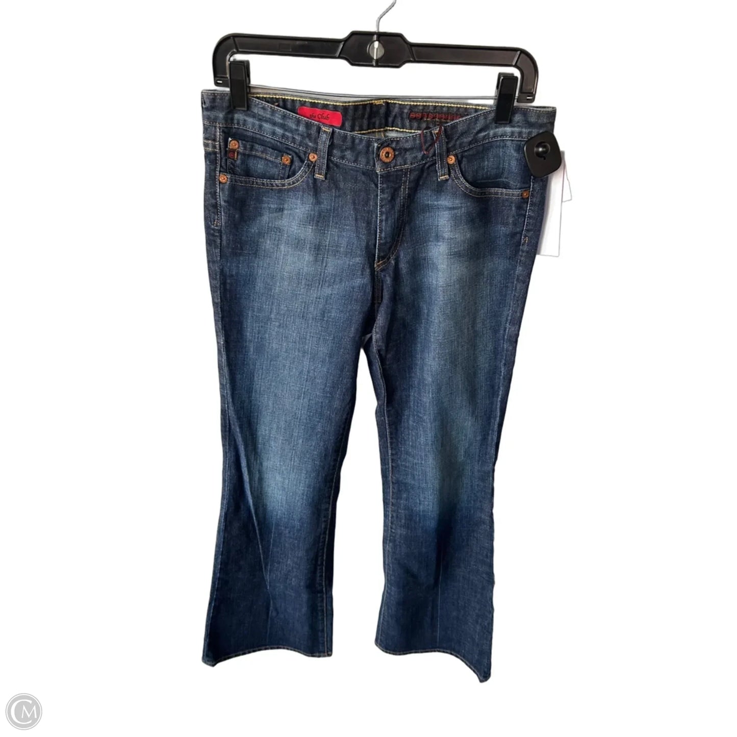 Jeans Boot Cut By Ag Jeans In Blue Denim, Size: 10