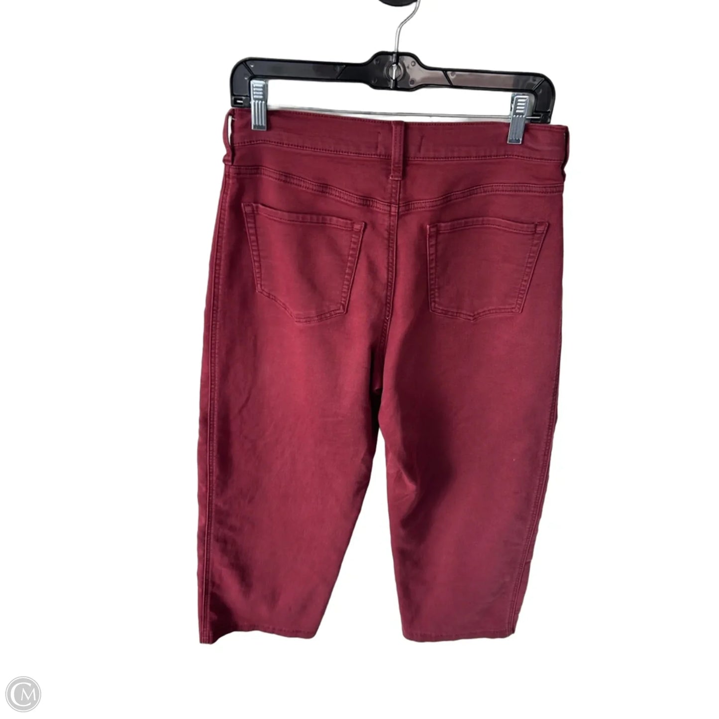 Jeans Wide Leg By Evereve In Red Denim, Size: 6