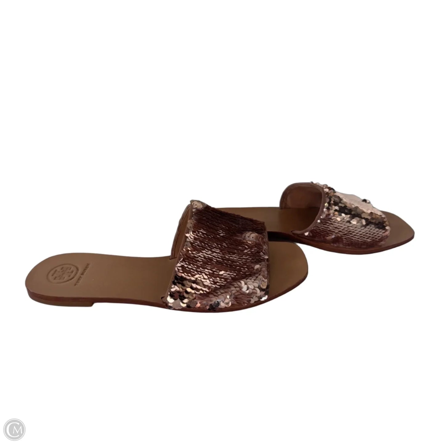 Sandals Designer By Tory Burch In Gold, Size: 8