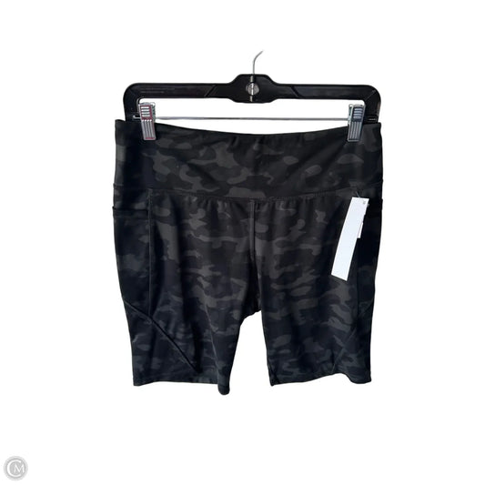 Athletic Shorts By Danskin In Camouflage Print, Size: L