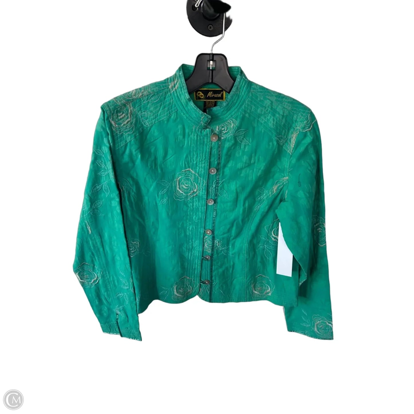 Jacket Other By Clothes Mentor In Green & Tan, Size: S