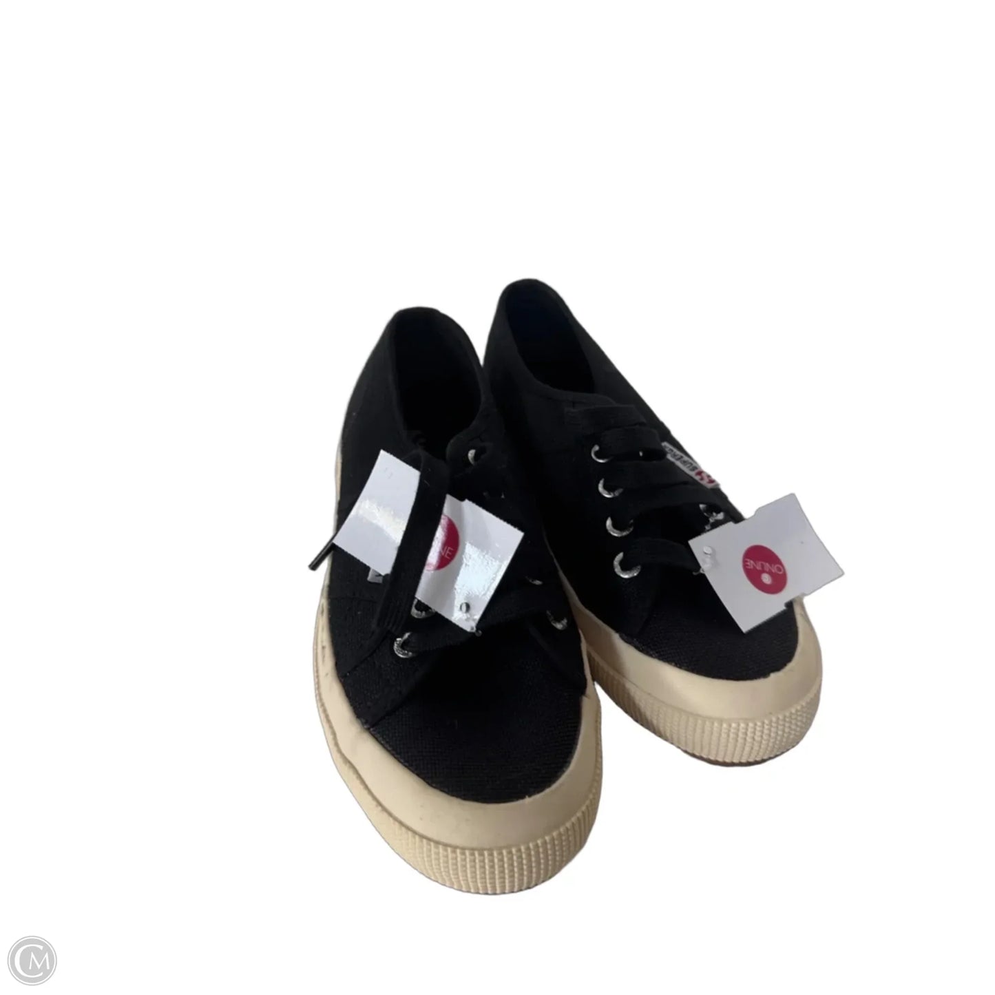 Shoes Sneakers By Superga In Black, Size: 6