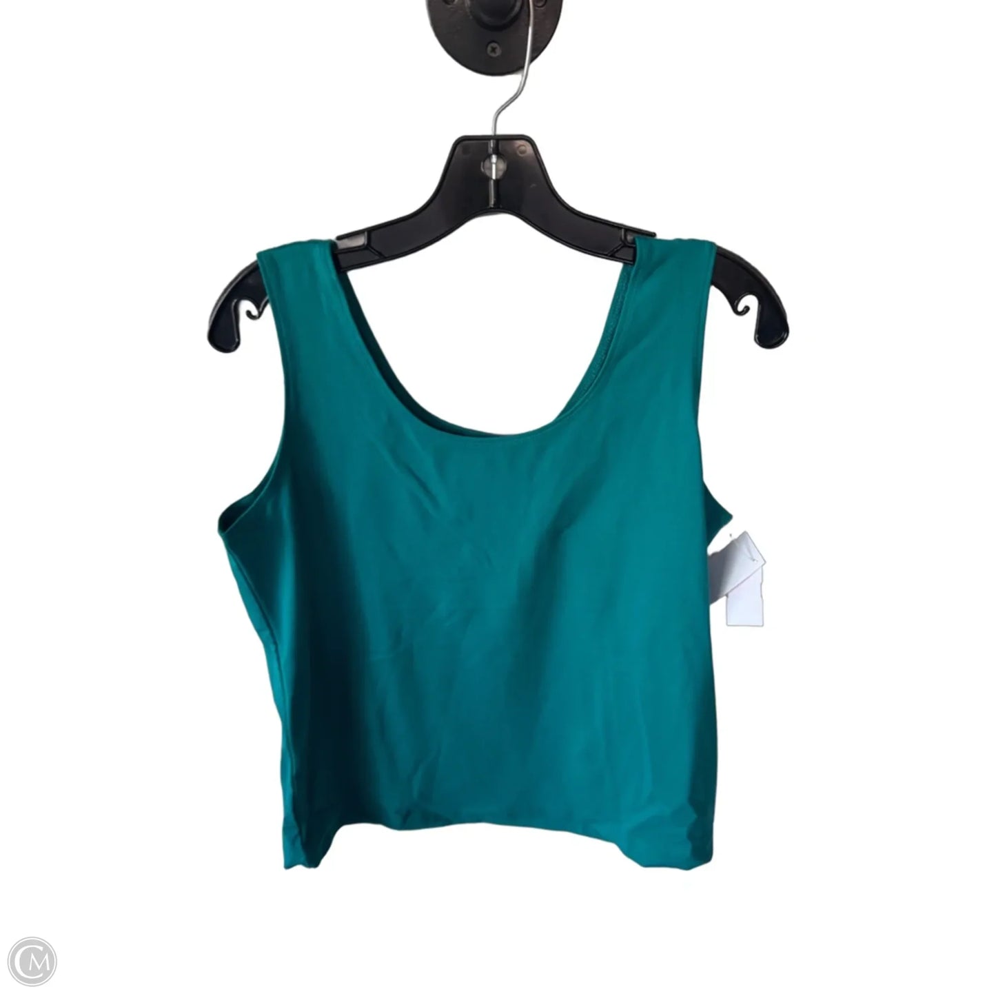 Top Sleeveless By Chicos In Teal, Size: L