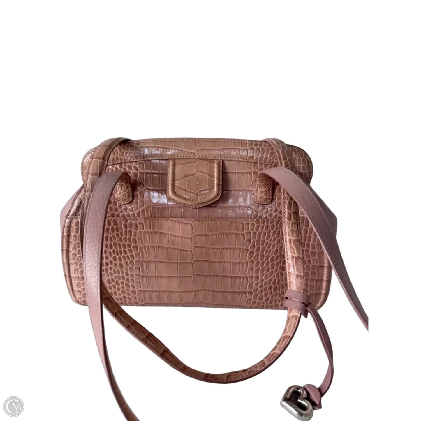 Handbag Leather By Brighton, Size: Large