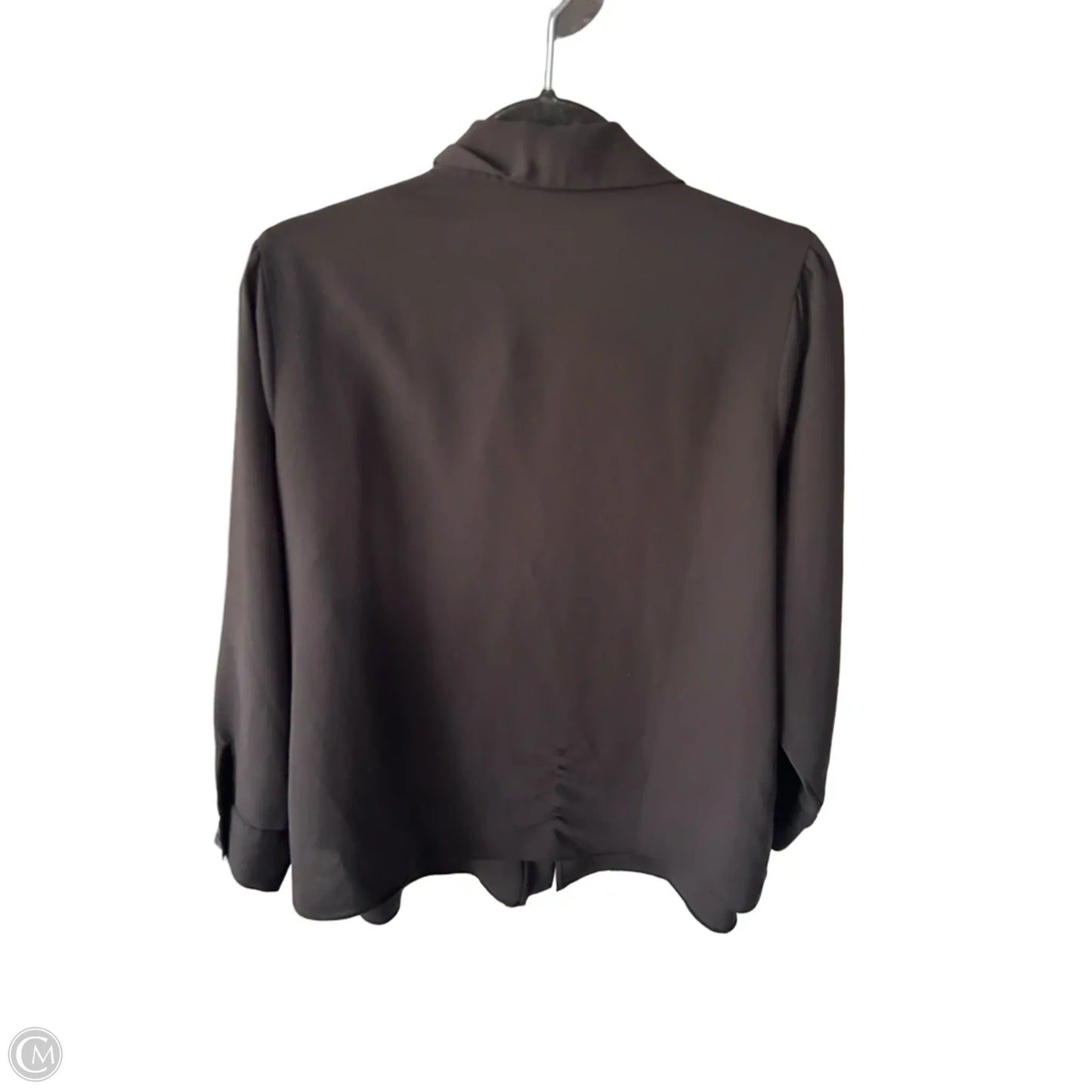 Blouse Long Sleeve By Alfani In Black, Size: 2x