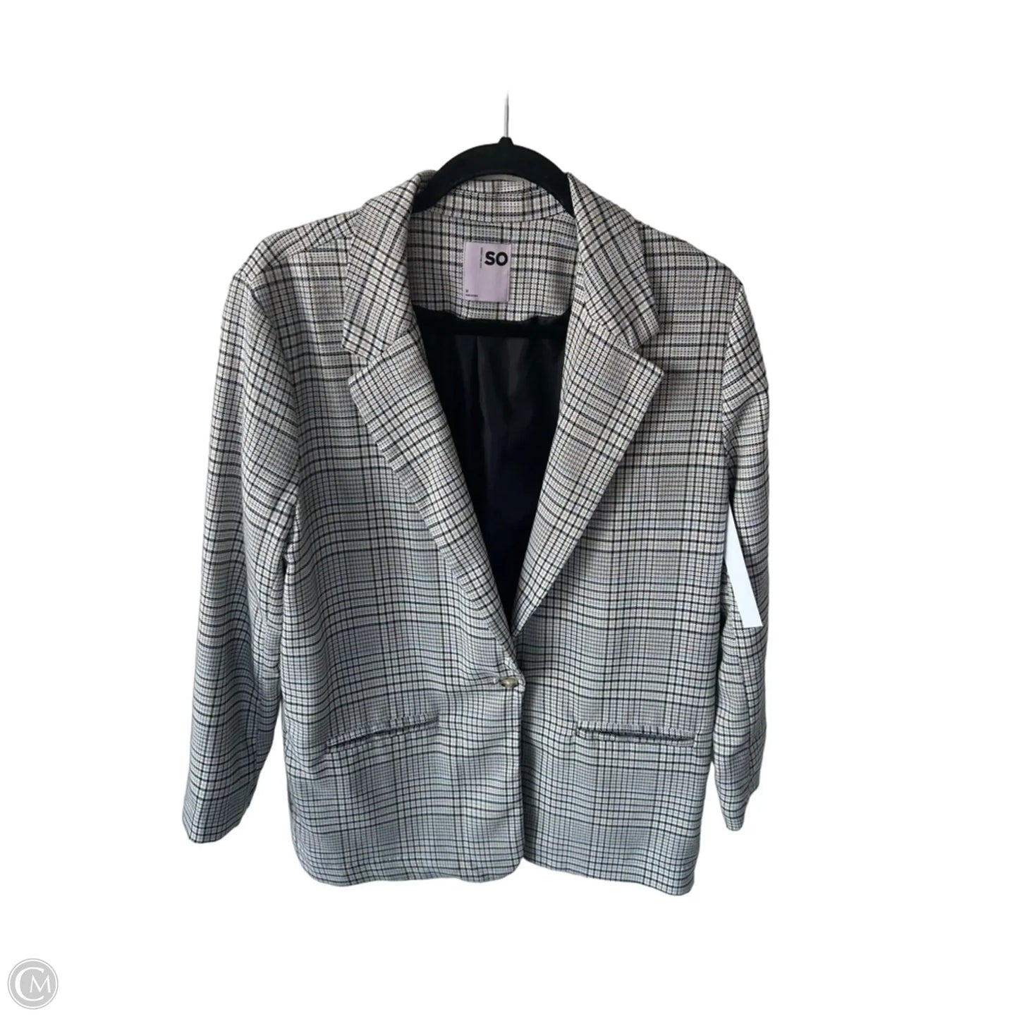 Blazer By So In Black & Tan, Size: M