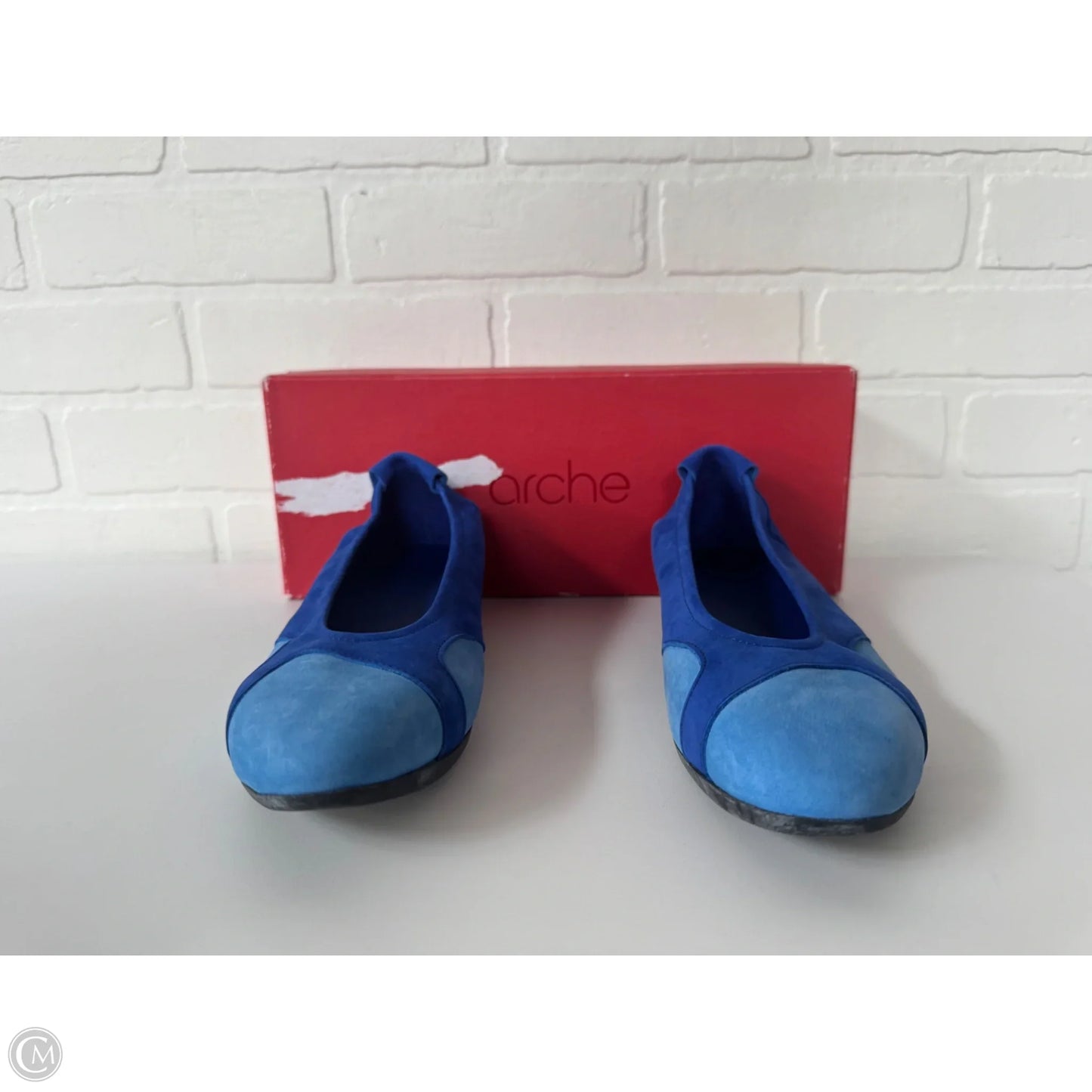 Shoes Flats By Cache In Blue, Size: 7