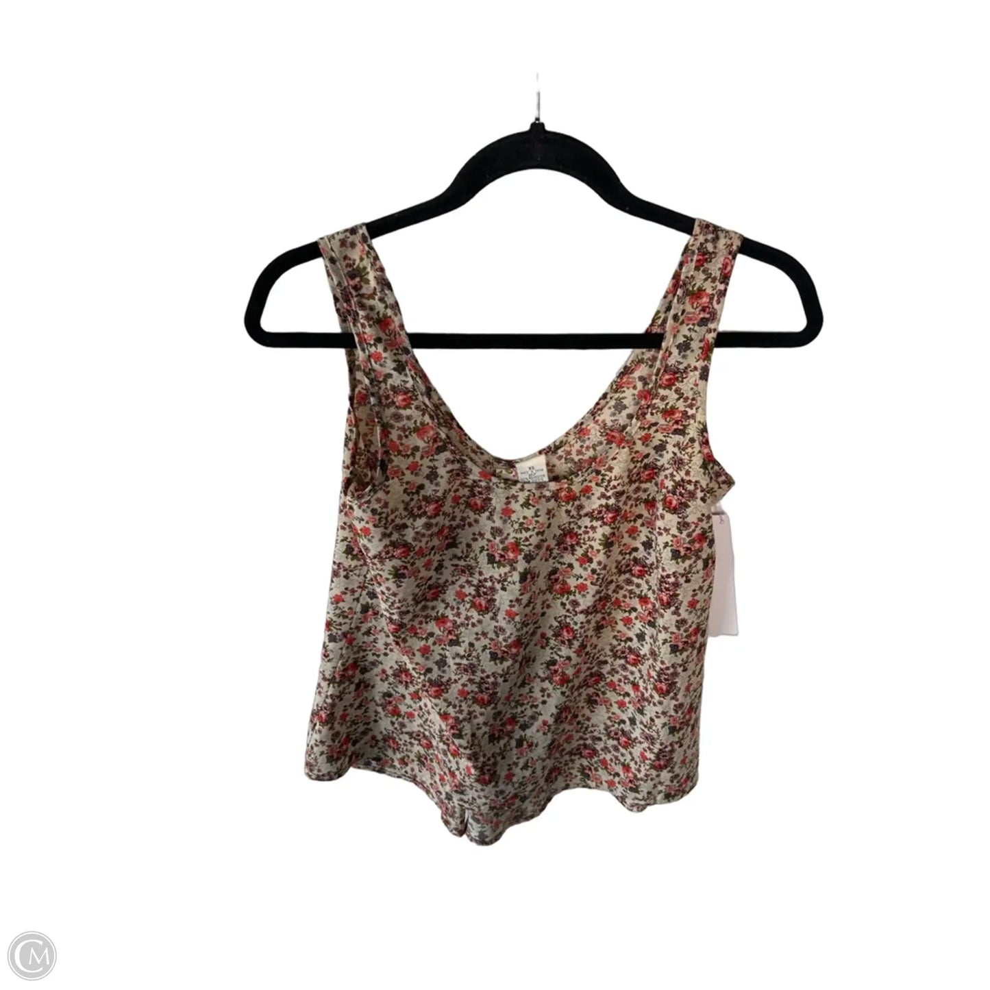Blouse Sleeveless By Mimi Chica In Orange & Tan, Size: Xs