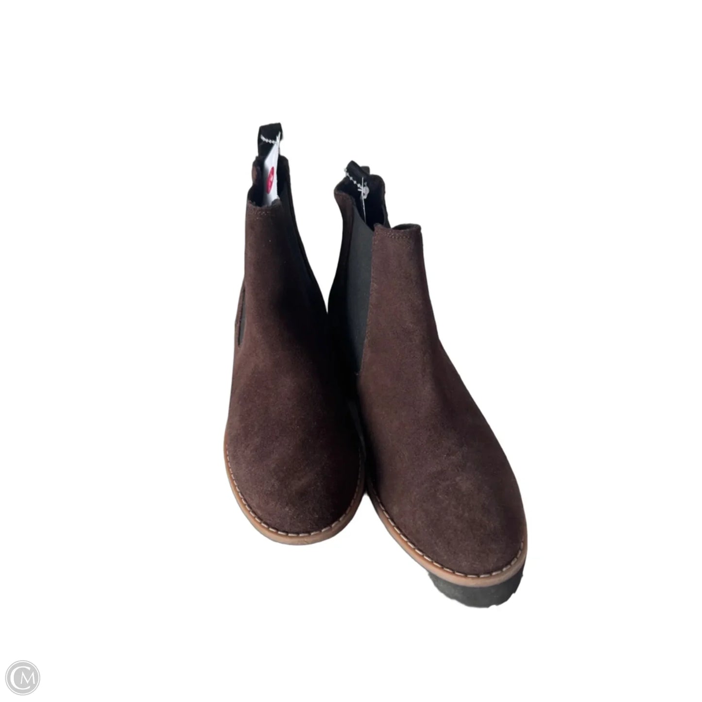 Boots Ankle Flats By Hush Puppies In Brown, Size: 6