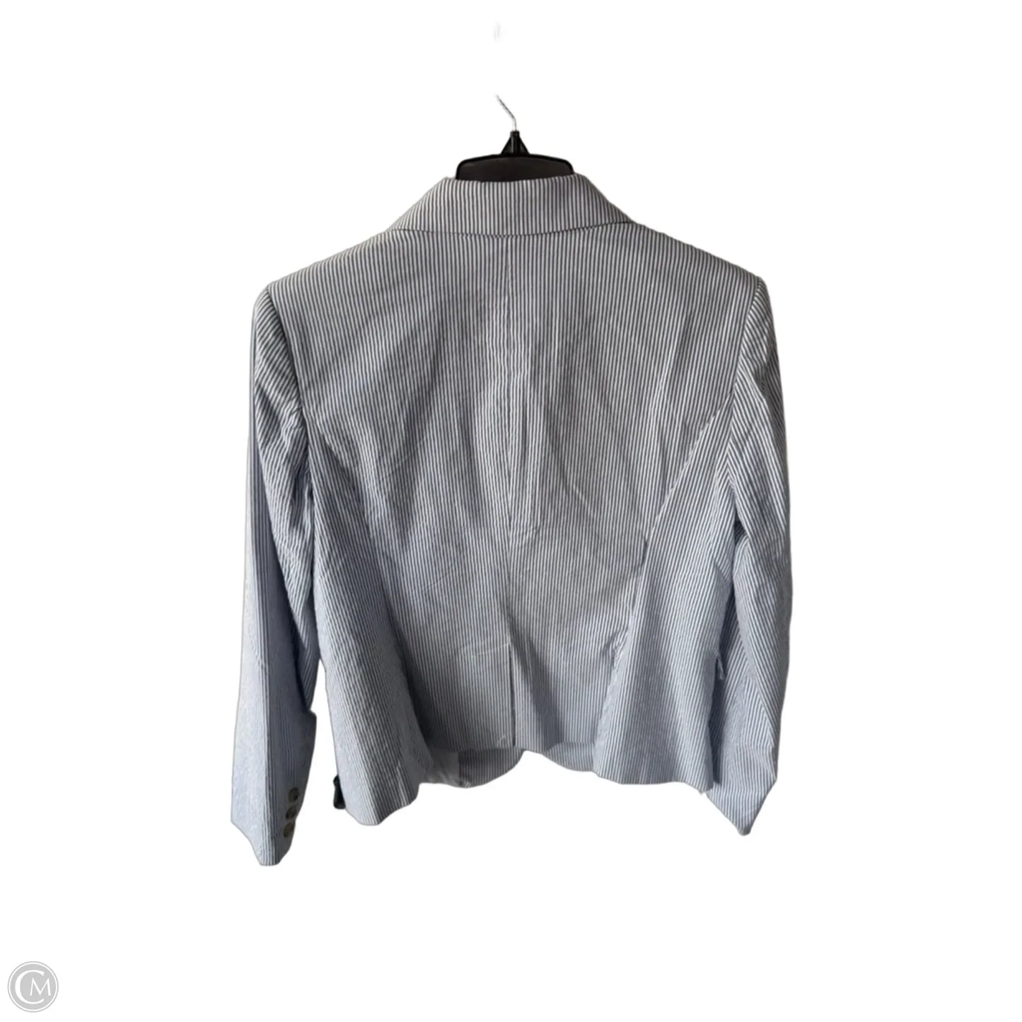 Blazer By Carolina Belle In Blue & White, Size: L