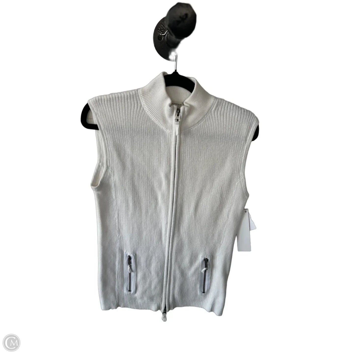 Vest Sweater By Tyler Boe In Ivory, Size: M