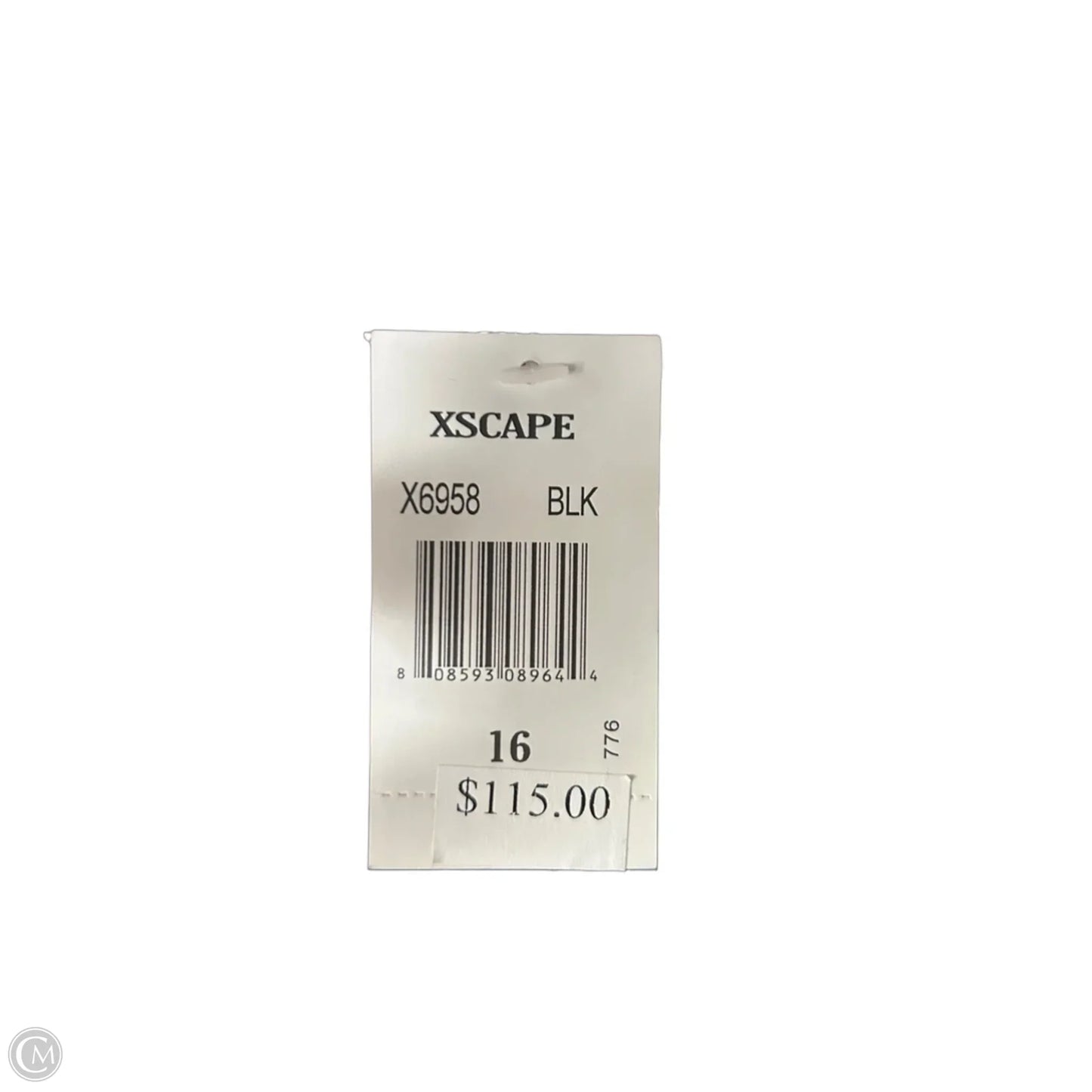 Blazer Designer By Xscape In Black, Size: Xl