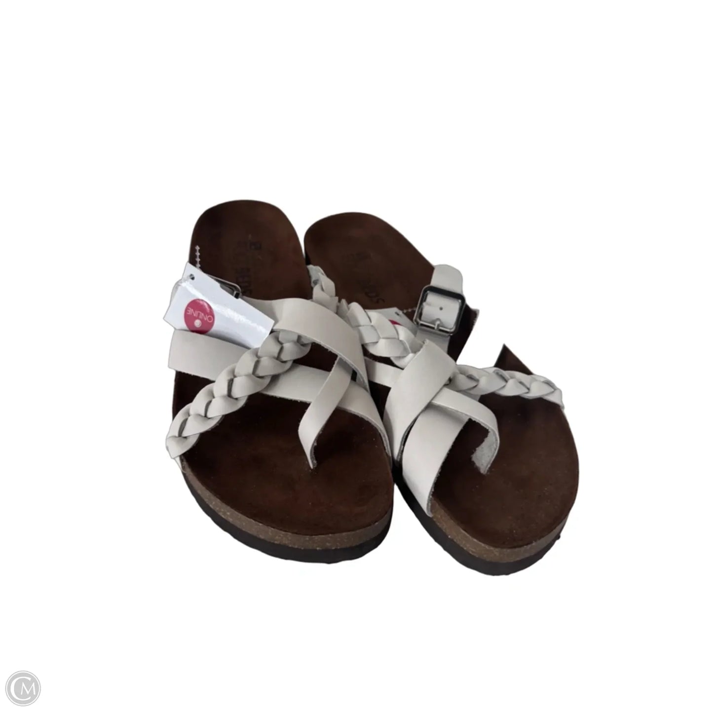 Sandals Flats By White Mountain In White, Size: 7