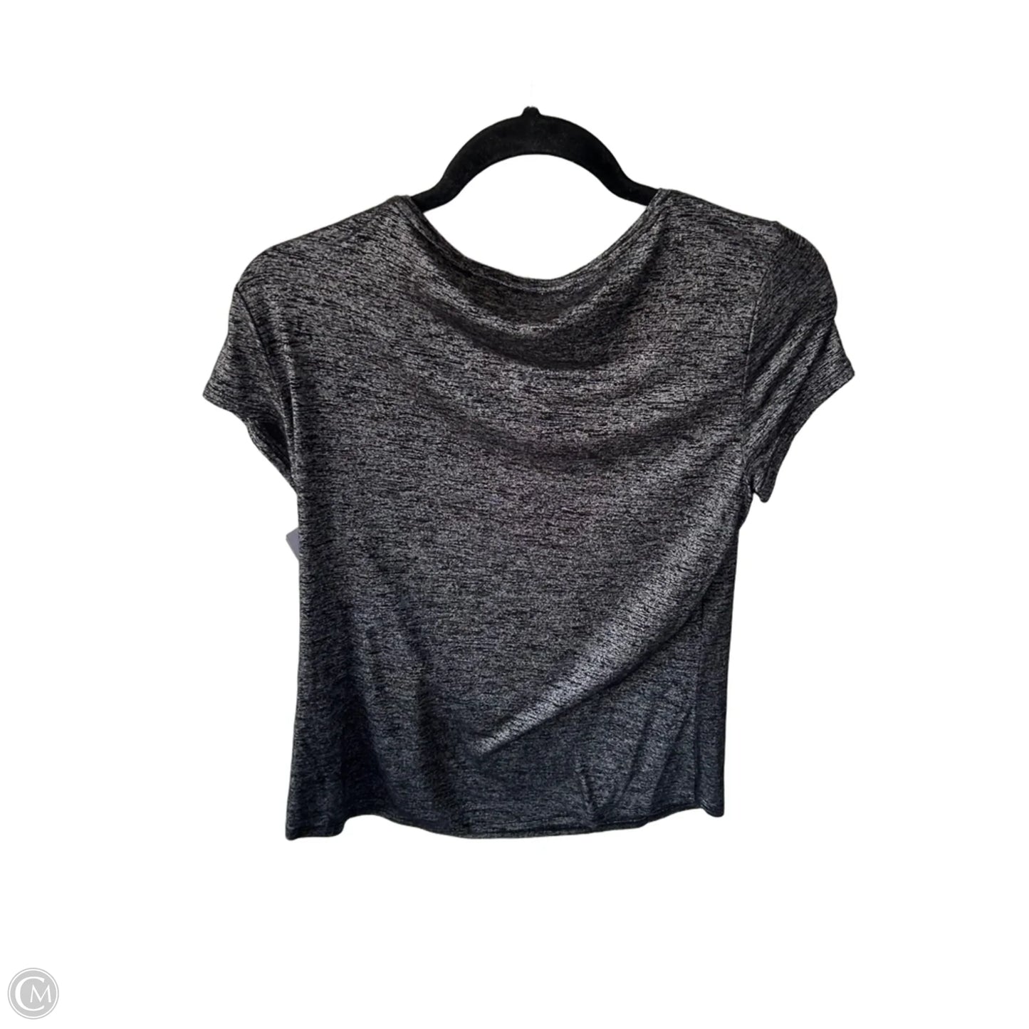 Top Short Sleeve By White House Black Market In Black & Grey, Size: M