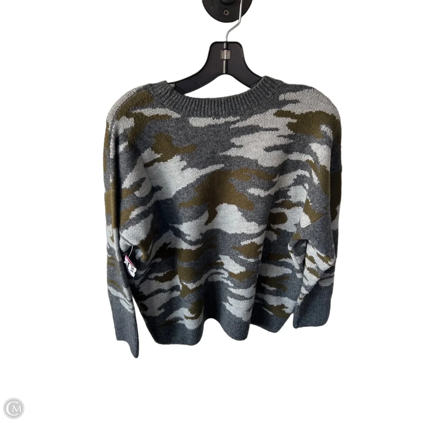 Sweater By Vince Camuto In Green & Grey, Size: S