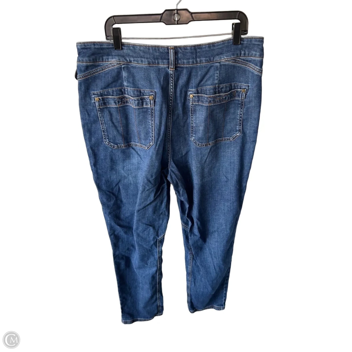 Jeans Straight By Pilcro In Blue Denim, Size: 16l