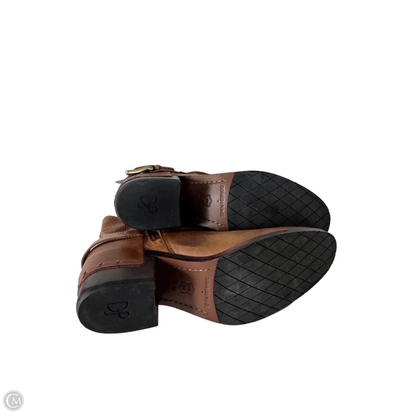 Boots Ankle Heels By Donald Pliner In Brown, Size: 6.5