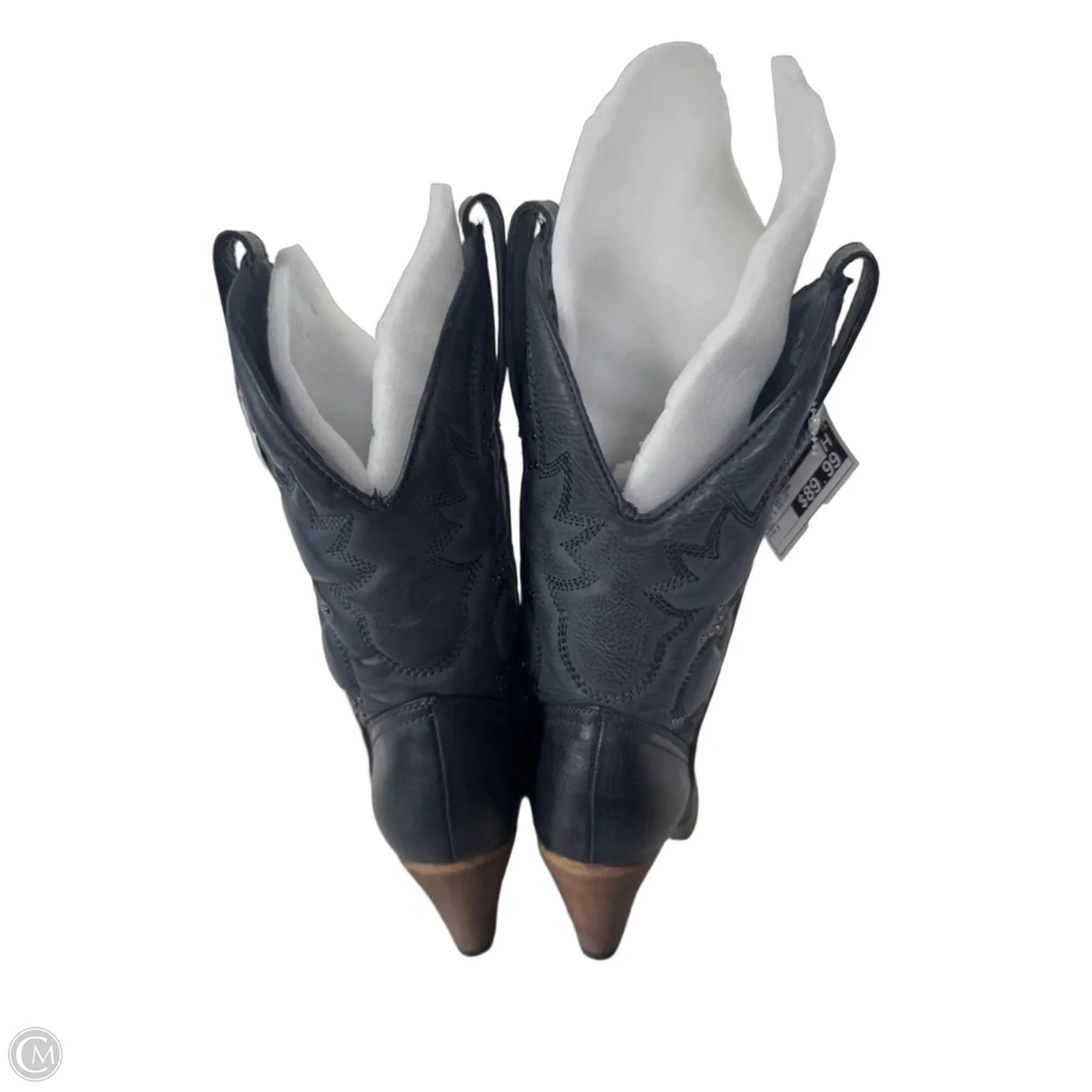 Boots Western By Very Volatile In Blue & Silver, Size: 7