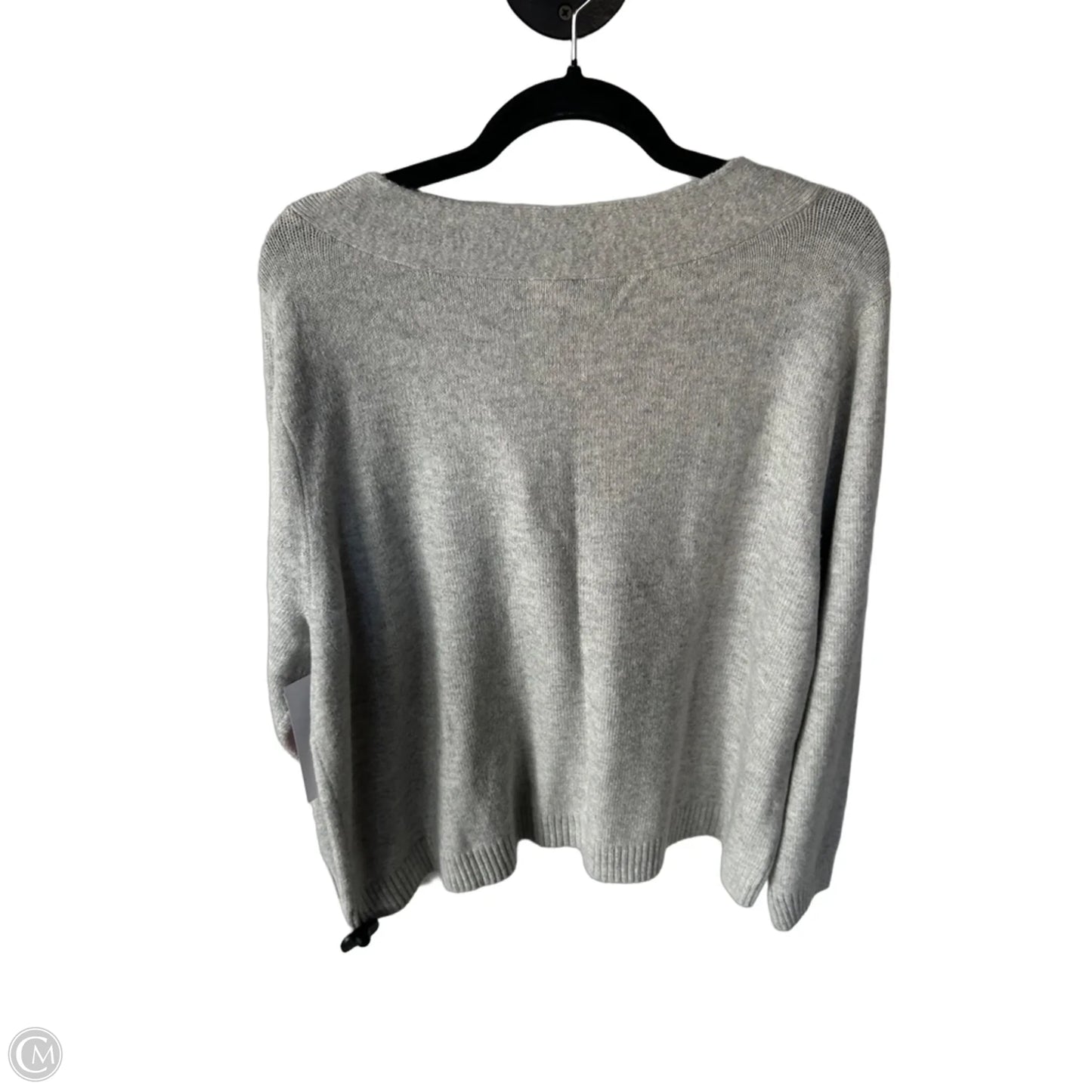 Sweater Cardigan By Cabi In Grey, Size: M