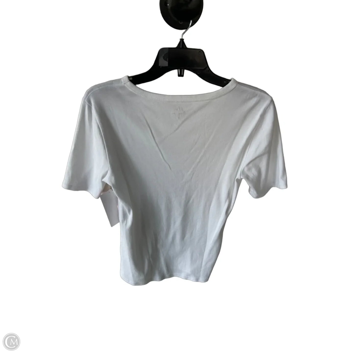 Top Short Sleeve Basic By J. Crew In White, Size: M