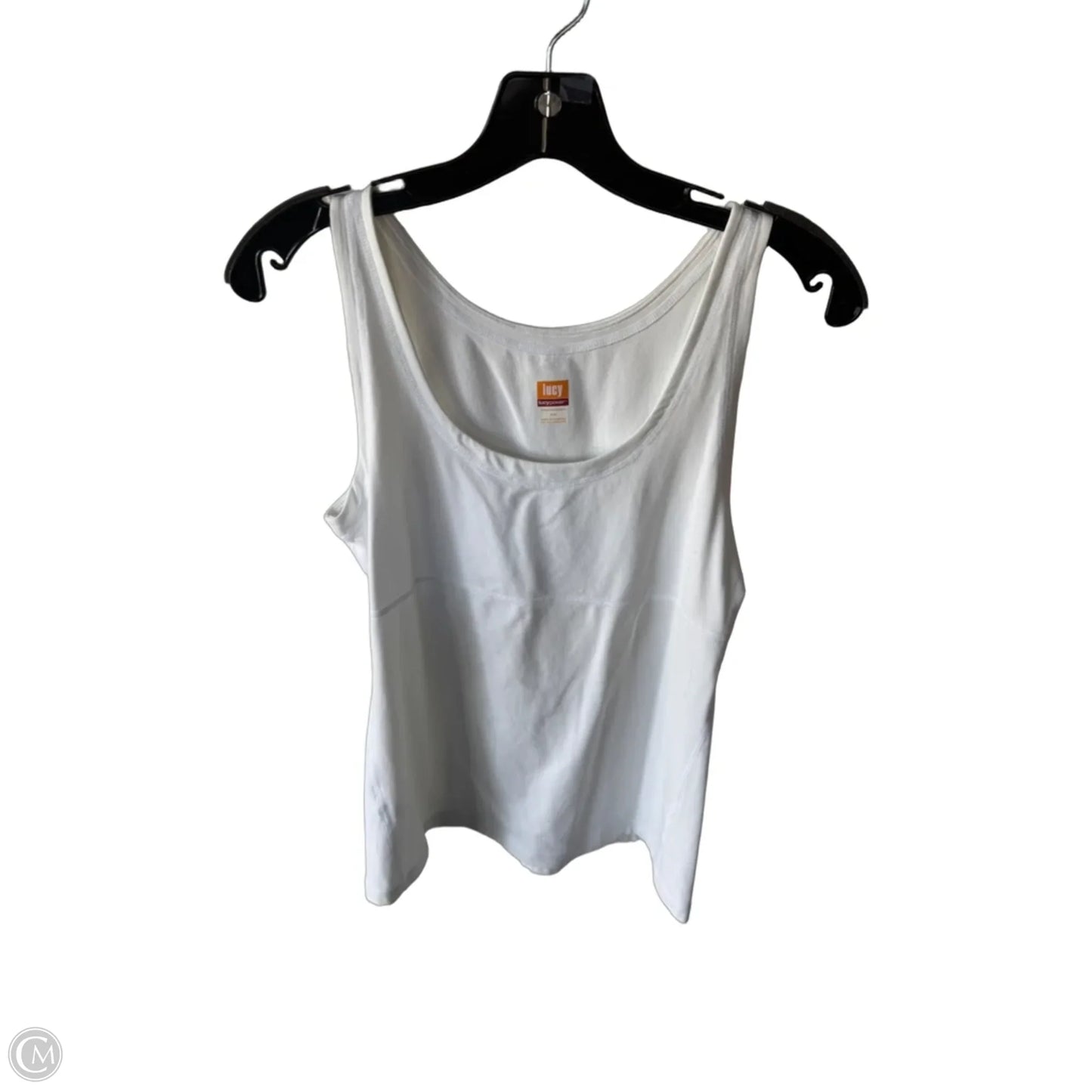 Athletic Tank Top By Lucy In White, Size: M